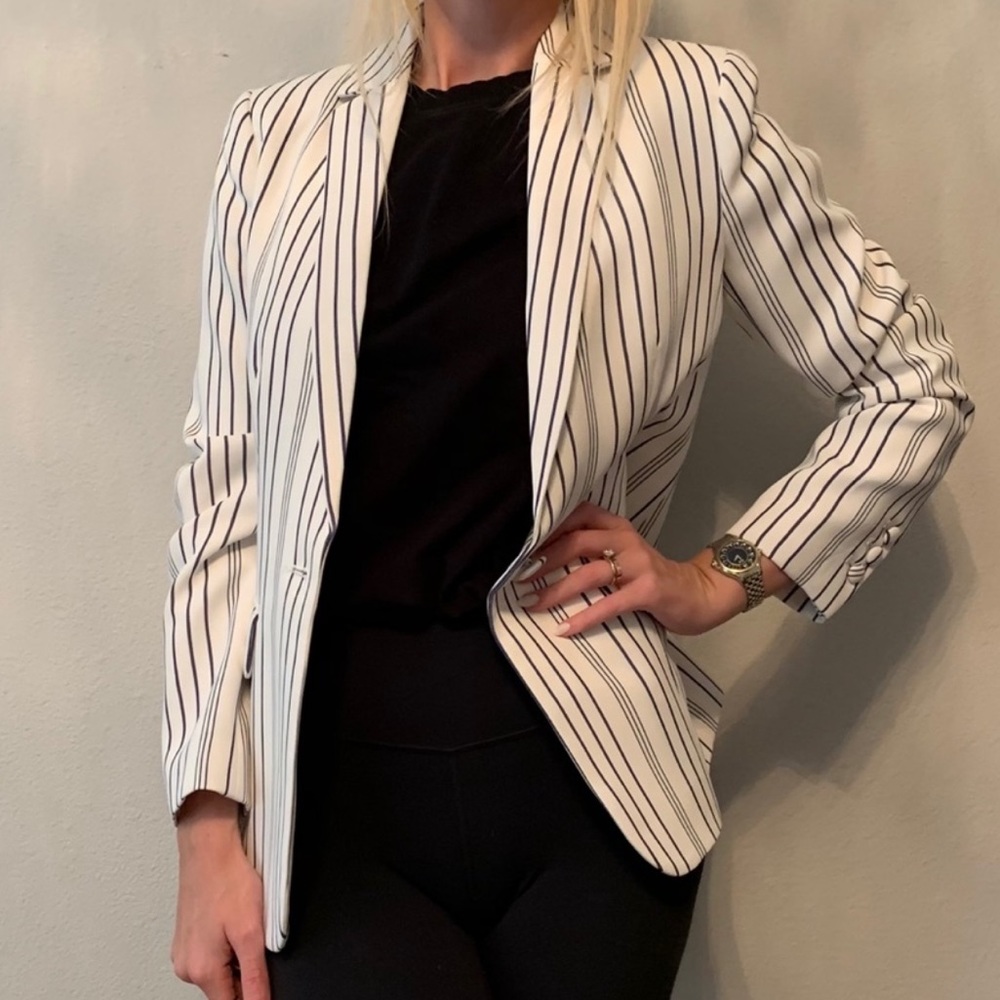 Frame multi striped blazer